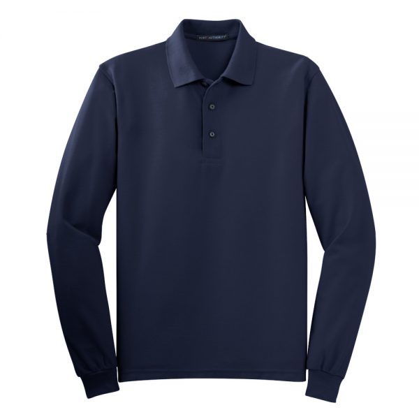 Long Sleeve Silk Touch Polo K500LS