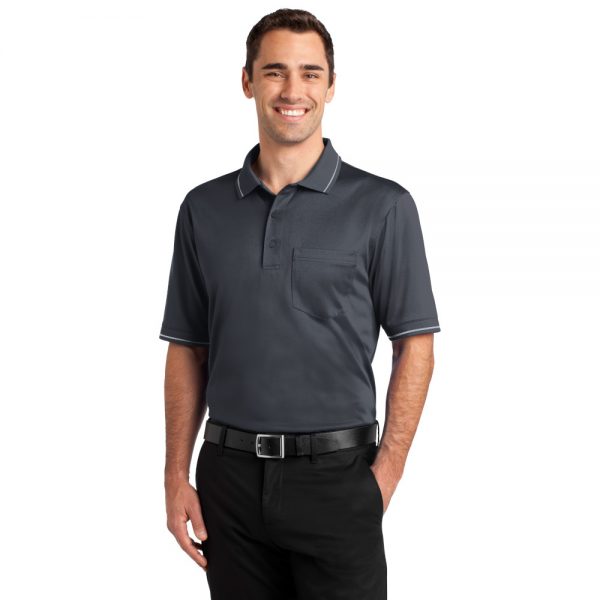 Snag-Proof Tipped Pocket Polo CS415