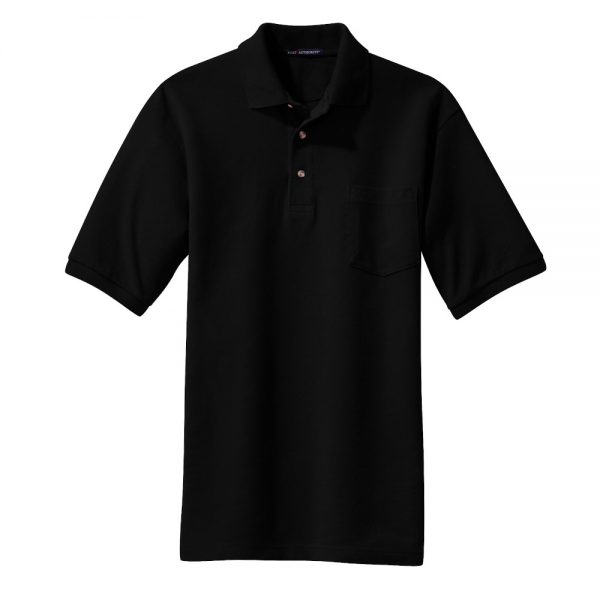 Pique Knit Polo with Pocket K420P