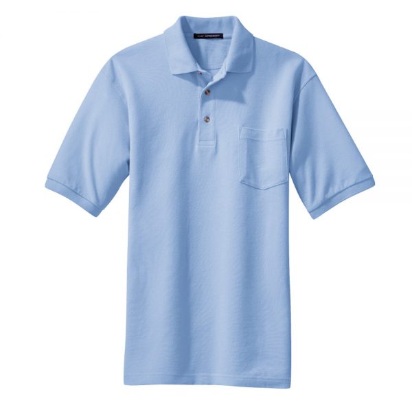 Pique Knit Polo with Pocket K420P